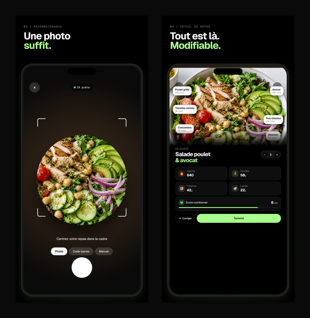 CaloriAI app: snap a meal, get calories and macros